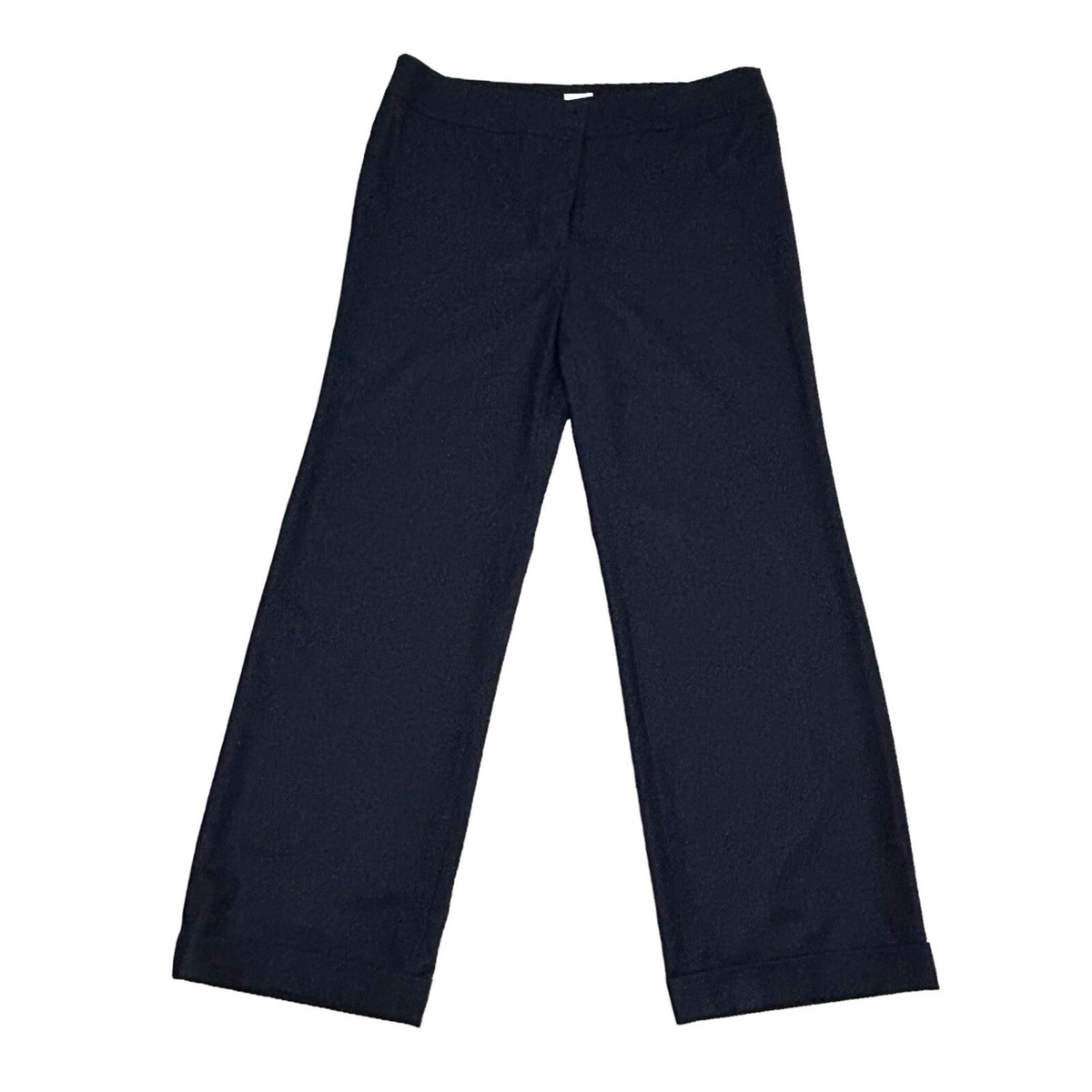 GIORGIO ARMANI COLLEZIONI Pants Sz 14 FLAT FRONT WOOL WIDE