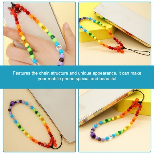 Gradient Color Mobile Phone Charm Hanging Chain Accessory Pendant - 第 12/12 張圖片