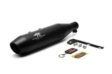 RED ROOSTER RUMBLER MAX EXHAUST MATTE FOR R.E HUNTER/METEOR 350/NEW CLASSIC 350