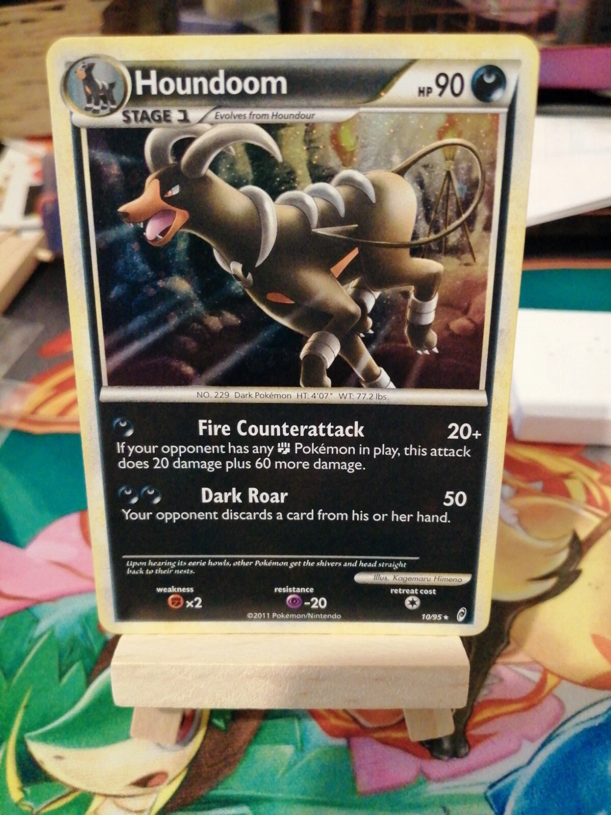 Pokémon Houndoom 10/95 HGSS Call of Legends Holo M/NM Rare
