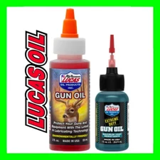 LUCAS Extreme Duty Gun Oil Odorless & Needle Oiler Rifle Pistol Shotgun Protects
