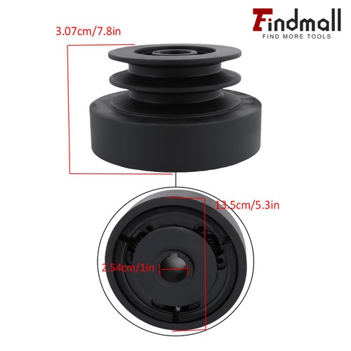 Motor 200630 25.4mm 1" Bore DUAL PULLEY 8-16HP Belt Section2B Centrifugal Clutch - Picture 5 of 9