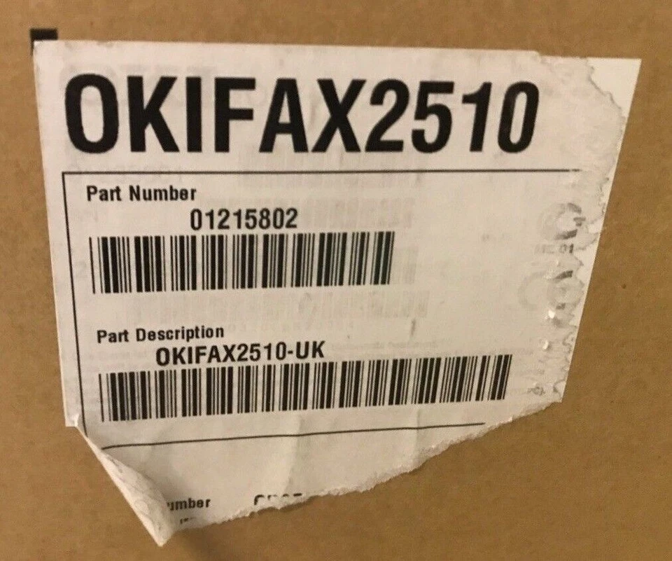 OKI FAX 2510 A4 Mono Fax Machine 01215802 - Image 3 of 3
