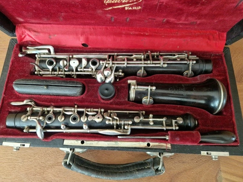 Hautbois Cabart à Paris en ébène clés argentés K33 en coffret instrument musique - Imagen 2 de 4