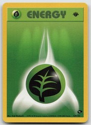 Grass Energy 129/132 Gym Heroes 1st Edition