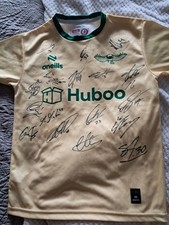 BRISTOL CITY AWAY SHIRT SIGNED BY 17 - "PROOF"