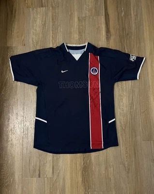 Maillot PSG Nike Ronaldinho n°10 + dédicace manuscrite (années 2000) - Photo 1/4