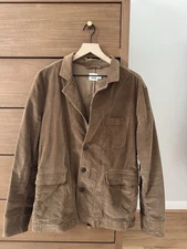 Flint Tinder Brown Earth Corduroy Blazer Jacket Medium