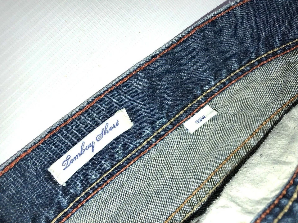 SUPERDRY Denim Shorts/Hotpants - W32 - Faded Blue - Great Condition - Women’s - Image 2 of 3