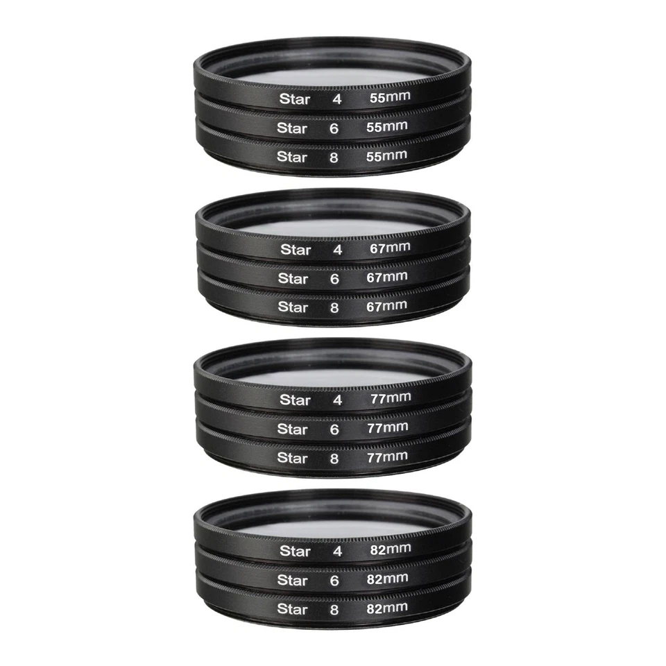 3 Pieces DSLR Camera filter Set with Variable Starburst Filter - Image 1 of 1
