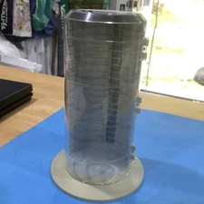 Vintage CD Silo Holds 20 Disc Organizer Tower