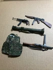 GI Joe Assorted Action Figures Clothing and Weapons Accessories Lot
