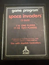 Space Invaders (Atari 2600, 1980) TEXT LABEL TESTED WORKING