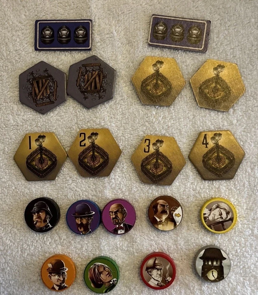 Hurrican Mr. Jack Board Game 2 Person Whitechapel Ripper 2016 Complete - Image 4 of 4