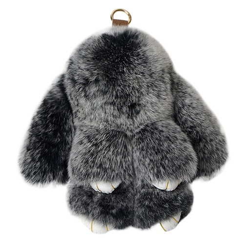 Plush Bunny Keychain Toy Rabbit Fur Bag Pendant Charm Decoration Gift - Picture 12 of 14