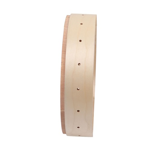 Cerchio banjo legno acero struttura robusta squisito cerchio banjo strumento musicale - Foto 5 di 22