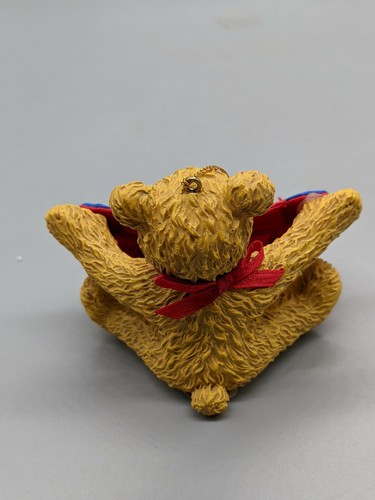 "2001 AMERICA FOREVER BEAR" Proud To Be An American Quilt American Greetings - Picture 8 of 12