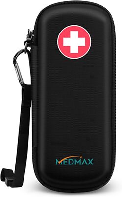 Epipen Medical Carrying Case Hard Shell EVA Shock Absorption Travel Organizer 