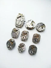 Watch Parts Supplies Vintage Mechanisms set 45 pc.
