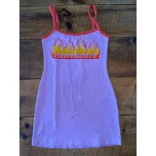 NWT Womens Urban Outfitters Burnout Tank Top Bodycon Dress Pink Size M