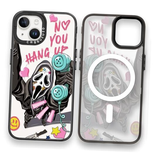 Magnetic for iPhone 14 Magsafe Case Cute Magsafe Case for iPhone 14 Skeleton