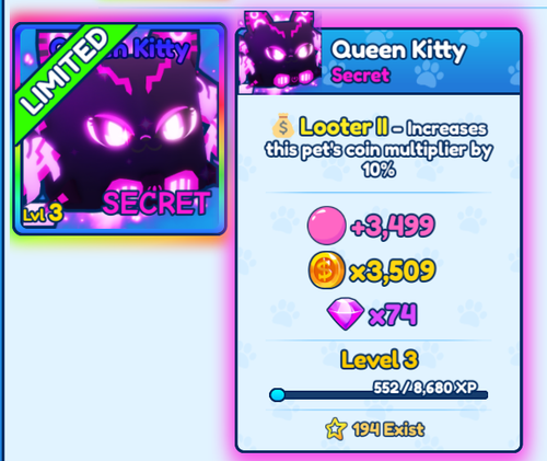 🟢Online🟢Pets Bubble Gum Simulator Infinity | Roblox - Cheap & Fast Delivery - Afbeelding 5 van 86