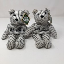 VTG Yankees 98 World Seeies Plush Lot 2 Darryl Strawberry Orlando Hernandez