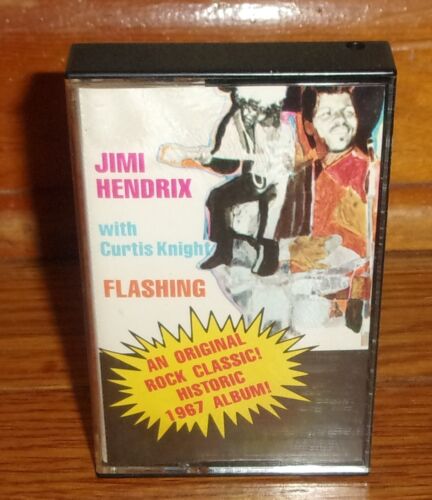JIMI HENDRIX & CURTIS KNIGHT-Flashing-1967 Album-Special Music SUPERB Cassette! - Picture 2 of 6