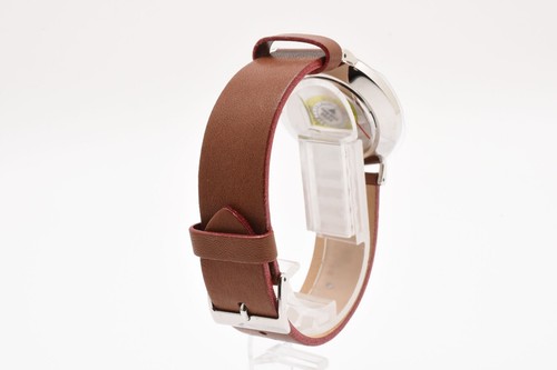 Rare Coach Lexi Dinosaur Heart Watch Brown Leather Quartz 36.3mm w/ Box - Picture 7 of 13