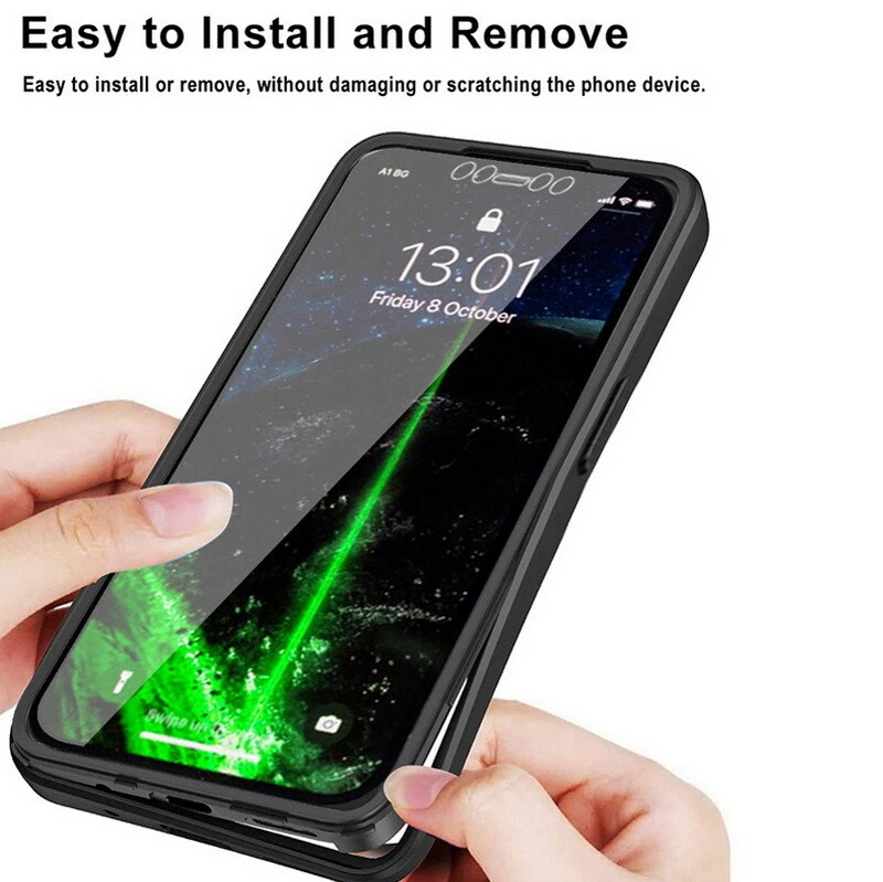 For iPhone 14 13 12 11 Pro Max X XR 8 Shockproof Heavy Duty 360° Full Case Cover - Image 4 of 4