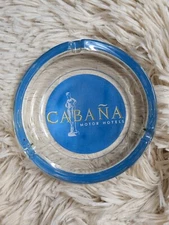 Vintage Cabana Motor Hotels Glass Ashtray – Mid-Century Modern - Travel