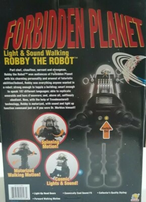 Forbidden Planet Robby The Robot Figure with Light & Walking Sound
