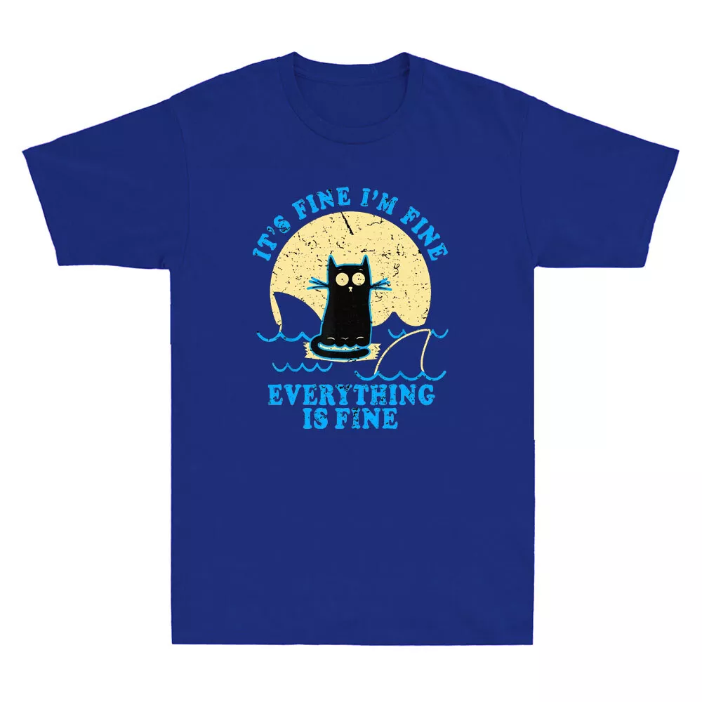Shark top cat shirt