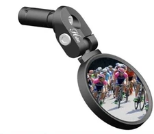 Hafny HF-MR083 High-Quality Road Bicycle Drop Bar Rear View Mirror - Black