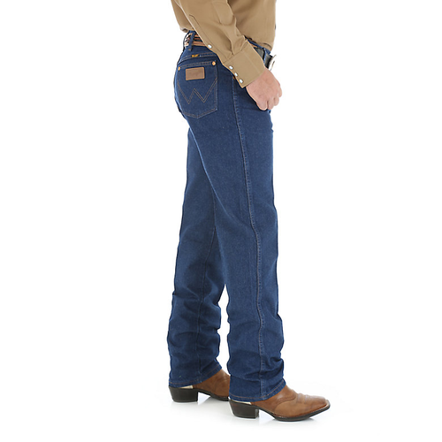 Vintage Wrangler 13MWZ 100% Cotton Denim COWBOY CUT Original Fit Blue Jeans - 38 - Picture 2 of 12