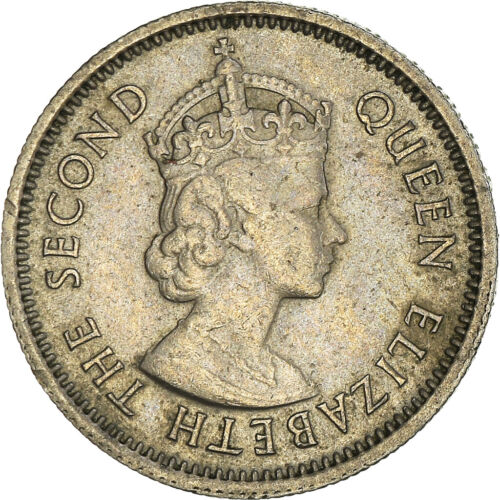 [#888663] Moneta, Państwa Wschodnich Karaibów, Elizabeth II, 10 Cents, 1964, EF( - Zdjęcie 1 z 2
