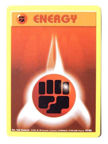 Pokemon Base Set - Fighting Energy - 97/102 - MP | eBay