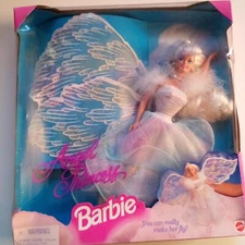 Angel Princess BARBIE "Flying" DOLL & WING #15911 1998 Mattel NRFB NOS