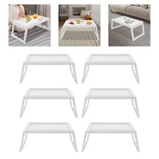 6PC Foldable Lap Desks Tray Folding Table for Laptop Desk, Food Tray Home Office