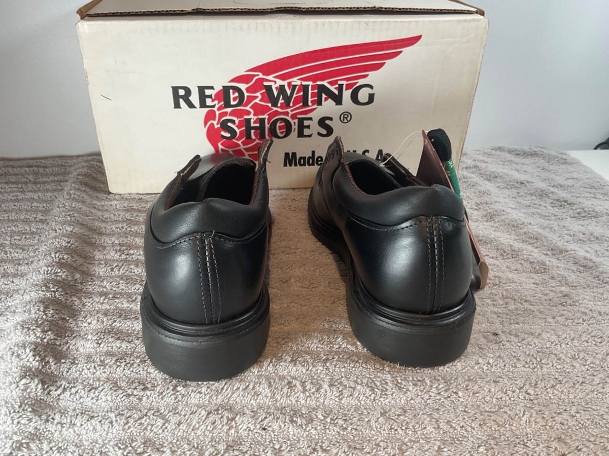 RED WING Shoes Model 107 Black USA Made Men's Leather Oxford RED WING Shoes Model 107 Black USA Made Men's Leather Oxford