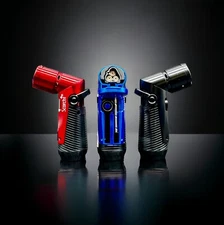 SCORCH TORCH Triple Jet Flame Butane Refillable Torch Lighter 61760
