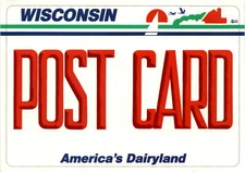 Wisconsin, America's Dairyland, cheese producers, Cartwheel Co., St. Postcard