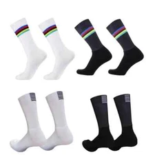 Pro Team Aero Cycling Socks Anti Slip Silicone Road 2025 New Bike Socks Men