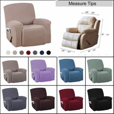 Anti-Slip Stretch Recliner Slipcover 1 Seat Sofa Protector Lazy Boy Chair Cover