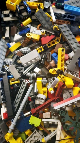 Building Bricks Mixed Lot Lego Pieces & Parts Assorted Bundle Incomplete 1kg - Picture 4 of 15