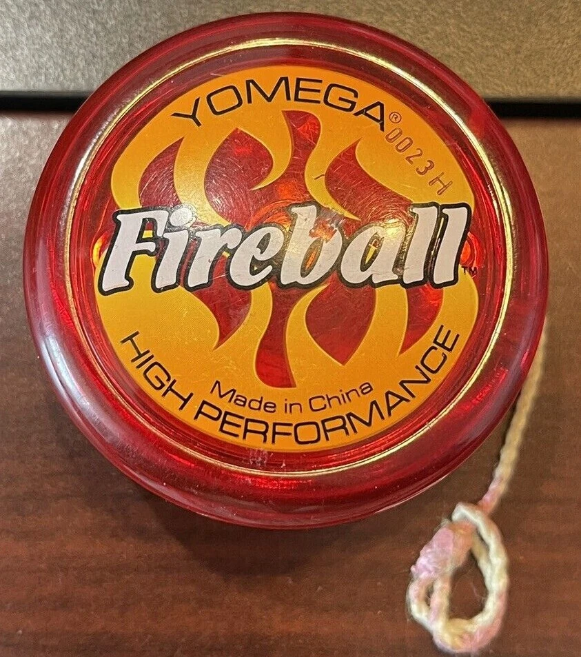 Vintage Yomega High Performance Clear Red Fireball Yo-Yo - AWESOME!!! | eBay
