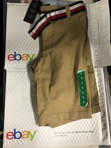 Tommy Hilfiger Boys Belted Shorts Stretch * choose color and size - CLASSIC NEW - Picture 15 of 24