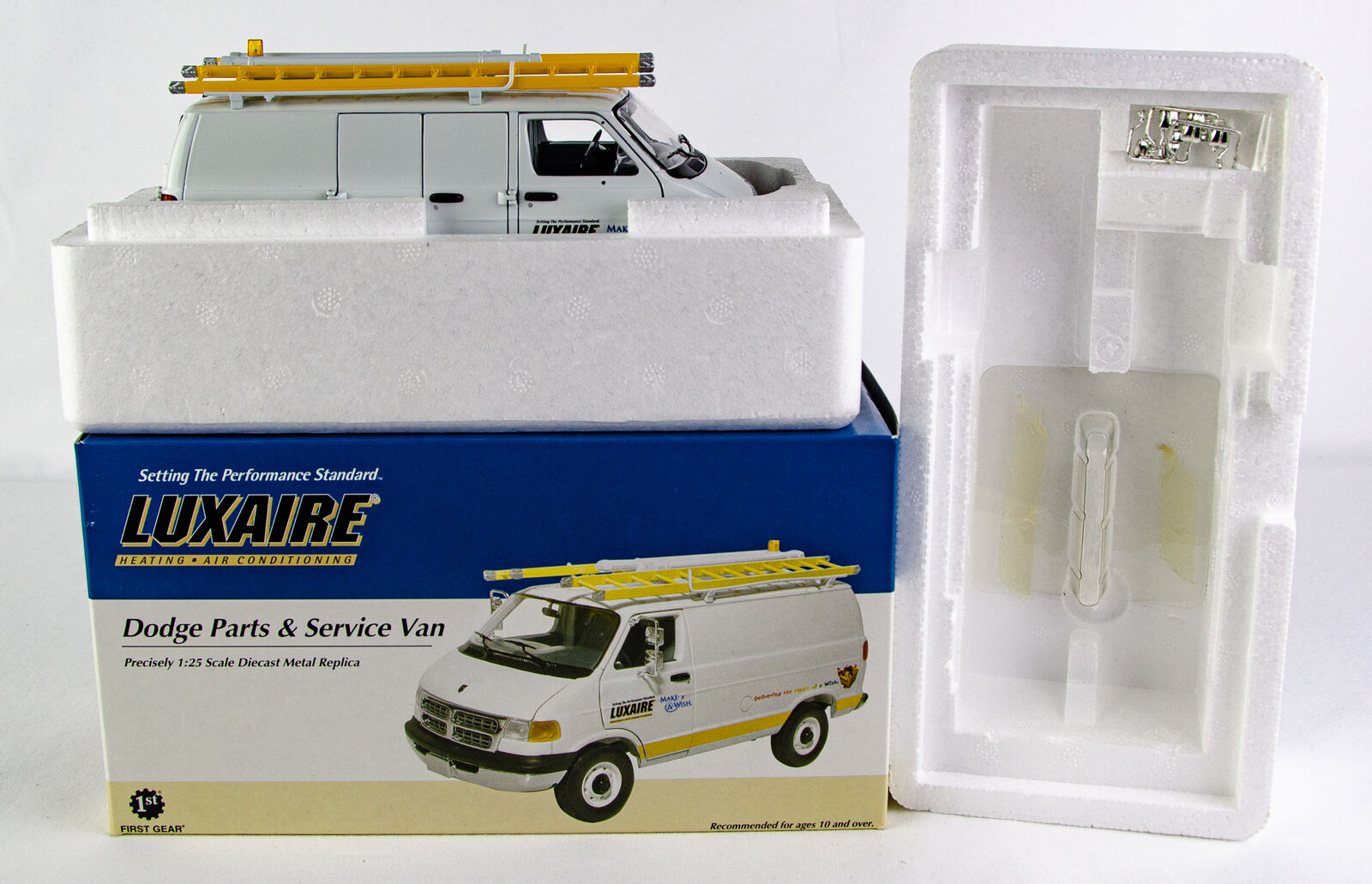 First Gear Dodge Parts & Service Van Luxaire White 1:25 Scale Diecast Model  Car | eBay