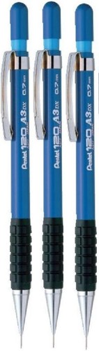 Mechanical Pencil Automatic Pentel 120 A3 Draughting Rubber Grip + 2 HB Leads x3 - Picture 10 of 10