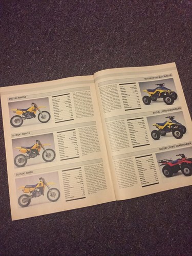 Suzuki 1990 Motorcycle/ATV Model And Specifications Brochure - 第 5/7 張圖片